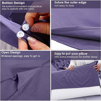 Sleeping Bag Liner, Lightweight Portable, Soft Travel and Camping Sheet, with Compact and Carry Bag, for Travel, Hotel