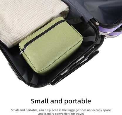 Travel Toiletry bag Toiletry bag for women men Hanging Cosmetic bag Travel accessories for Women Men Girls (Grass green)