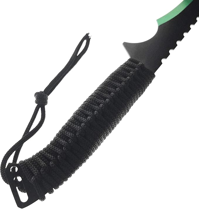 Fantasy Fixed Blade Machete with Nylon Carrier. for Camping, Collections, Outdoor Sports, Gifts