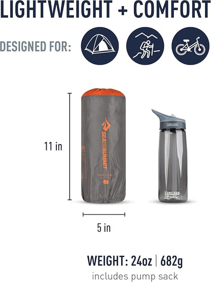 Sea to Summit Ether Light XT Extra-Thick Insulated Sleeping Pad, Tapered - Large (78 x 25 x 4 inches)