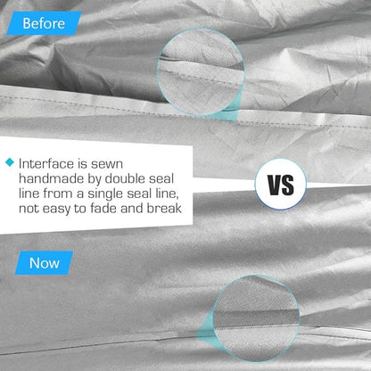 7.8-18ft Waterproof Kayak Canoe Cover-Storage Dust Cover UV Protection Sunblock Shield for Fishing Boat/Kayak/Canoe 7 Sizes [Choose Color] (Gray(Upgraded), Suitable for 10.8-12ft Kayak)