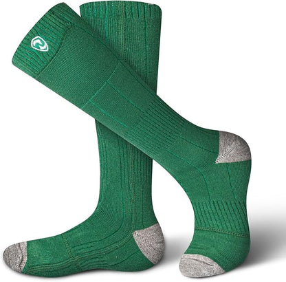 Heated Socks, Rechargeable Electric Socks with 3 Heat Settings, 8 Hours Heating time Winter Foot Warmers with Large Capacity Batteries for Men/Women
