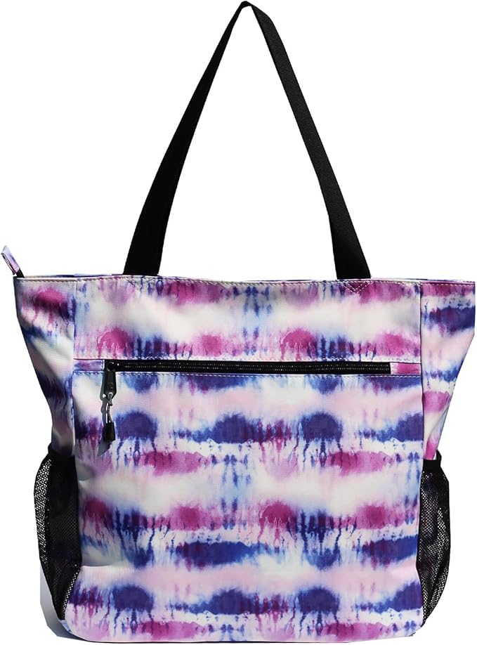 ESVAN Original Floral Water Resistant Large Tote Bag Shoulder Bag for Gym Beach Travel Daily Bags Upgraded