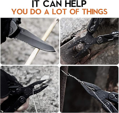 15 in 1 Multitool Pliers, Father's Day Gifts for Him, Christmas Birthday Gifts for Men, Dad Gifts from Daughter Son, Mens Gifts for Dad, Husband, Boyfriend, Grandpa
