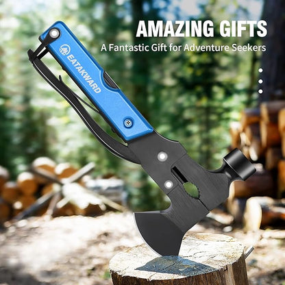 Multitool Camping Accessories 17 in 1 Camping Survival Gear and Equipment Great Christmas Gifts for Men Dad Husband Outdoor Adventure Enthusiast