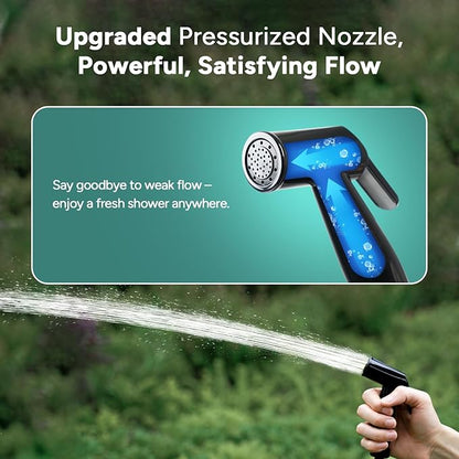 DR.PREPARE Camping Shower, 4 Gallons/5 Gallons Portable Shower with Rechargeable Electric Pump, Outdoor Shower Bag for Camping, Hiking, Traveling, Beach
