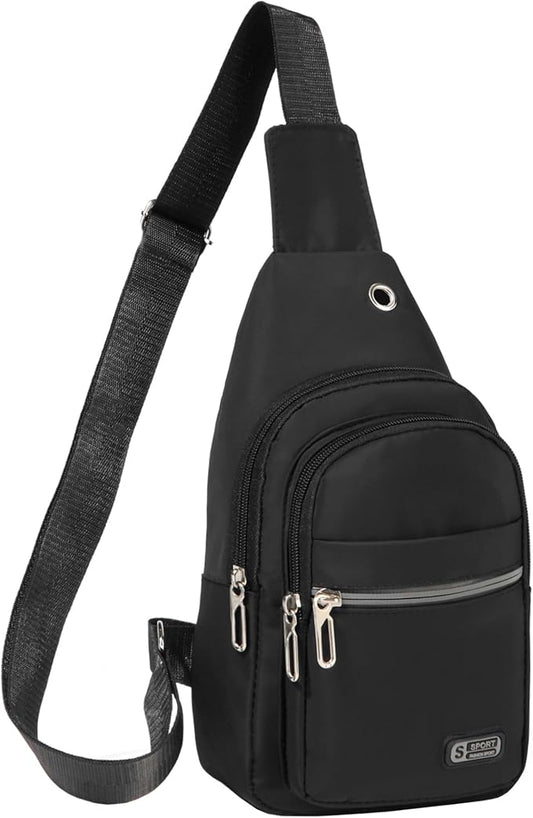Small Sling Backpack Crossbody Sling Bag, Chest Bag Daypack Fanny Pack Cross Body Bag for Outdoors Hiking Traveling