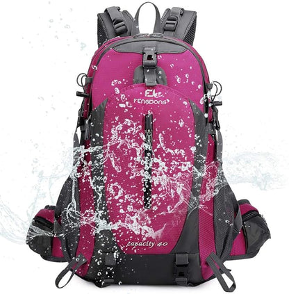 40L Waterproof Lightweight Hiking,Camping,Travel Backpack for Men Women