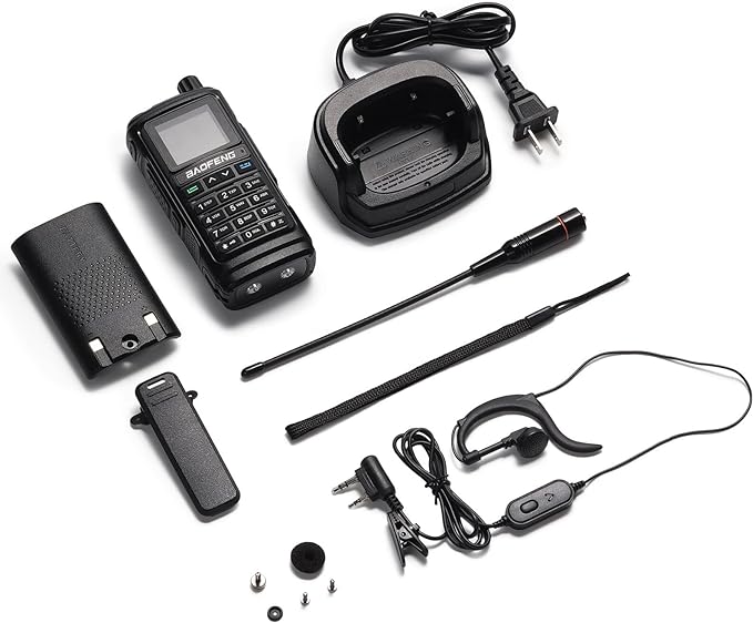 BAOFENG UV-17R Two Way Radio (Upgraded Version of UV-5R), Dual Band 144-148/420-450Mhz Handheld Ham Radio with 999 Channels Manual DTMF VOX 1800mAh Li-ion Battery, Support CHIRP