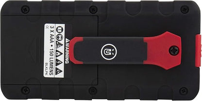 Sunex Pocket Light, 150 Lumens, Alkaline 3X AAA (Included), Clip/Magnet