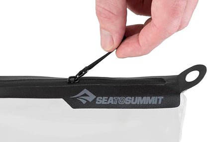 Sea to Summit TravellingLight Clear Zip Pouch with Travel Bottles, TSA Approved Toiletry Kit