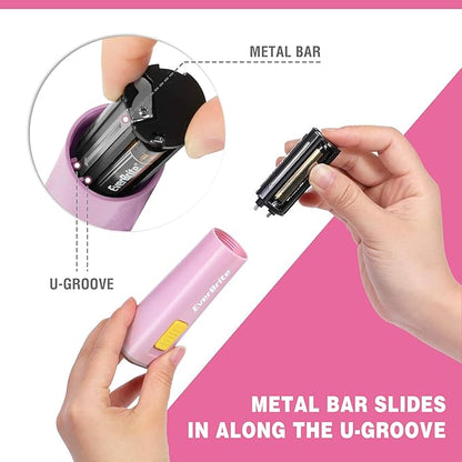 EverBrite Kids Flashlight, Mini LED Flashlight, Plastic Torch Use for Emergencies, Camping, Outdoor with Lanyard 3AAA Battery Included, Pink