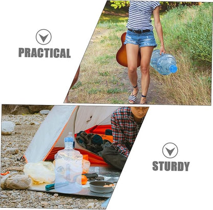 BESPORTBLE Water Storage Container 3L Water Bottle Mineral Water Bottle Portable Water Jug with Handle Small Water Jugs for Hiking, Picnic, Vehicle, Outdoor, Emergency (0.8Gallon)