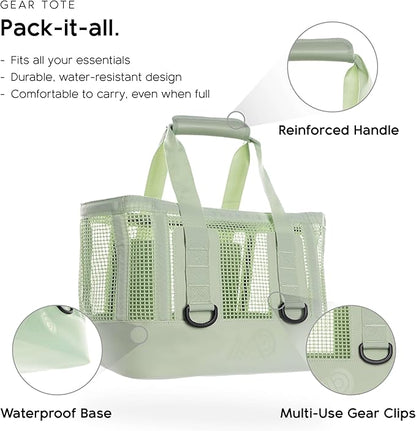 MISSION Boat Gear CASSI Heavy-Duty Outdoor Tote and Waterproof Marine-Grade Mesh Boat Bags
