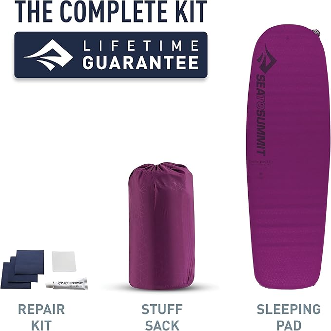 Sea to Summit Comfort Plus Self-Inflating Foam Sleeping Pad for Camping