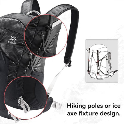 KAILAS Hurricane 20L 26L Hiking Backpack Lightweight Trekking Daypack Small Backpacks for Traveling Camping Outdoor