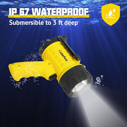 Rechargeable Spotlight Flashlights 1000 Lumen Super Bright Spot Light with 3 Modes Long Lasting Flashlight Searchlight and Flood Camping Flashlight