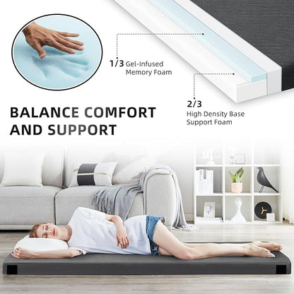 Sleeping Pad for Adults, Comfortable Thick Floor Sleeping Mats for Car Truck Tent with Removable Travel Bag