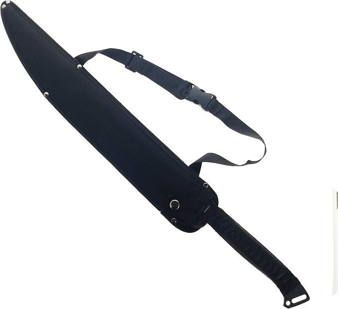 Fantasy Fixed Blade Machete with Nylon Carrier. for Camping, Collections, Outdoor Sports, Gifts