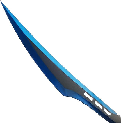 Fantasy Fixed Blade Machete with Nylon Carrier. for Camping, Collections, Outdoor Sports, Gifts