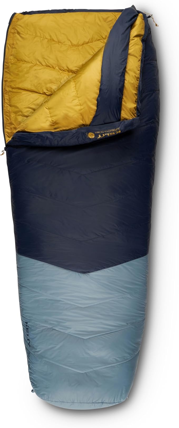 Kelty Supernova Down Sleeping Bag, Compact + Lightweight, Roomy Shape for All Body Types and Sleep Positions, Recycled Shell Fabrics