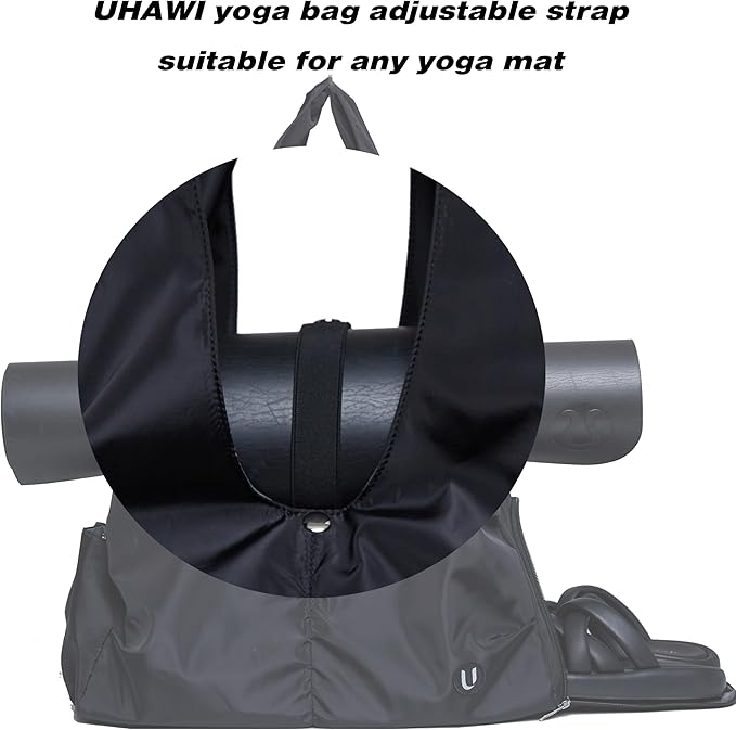 Gym bag with yoga mat holder Gym Bag for Women yoga bag with Shoes Compartment and Wet Dry Storage Pockets with Adjustable (pink)