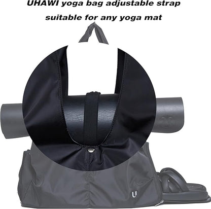 Gym bag with yoga mat holder Gym Bag for Women yoga bag with Shoes Compartment and Wet Dry Storage Pockets with Adjustable (pink)