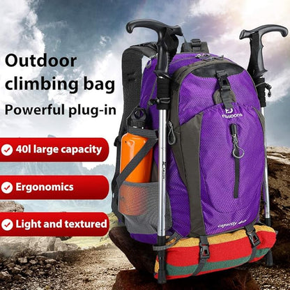 40L Waterproof Lightweight Hiking,Camping,Travel Backpack for Men Women