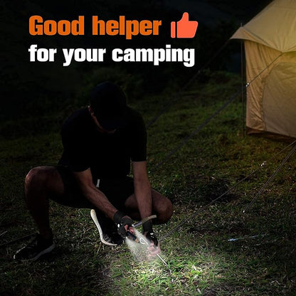Jasee Led Flashlight Gloves, Gifts for Men Him Dad Husband, Cool Gadgets for Men Hands-Free Waterproof Gloves for Night Fishing, Running, Camping, Men Gifts for Birthday Father's Day