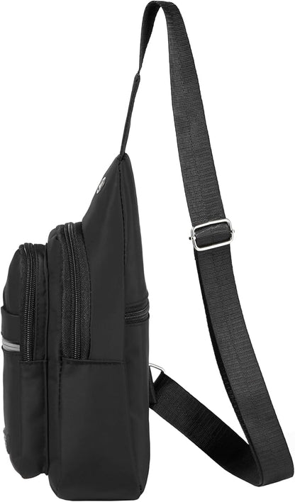 Small Sling Backpack Crossbody Sling Bag, Chest Bag Daypack Fanny Pack Cross Body Bag for Outdoors Hiking Traveling