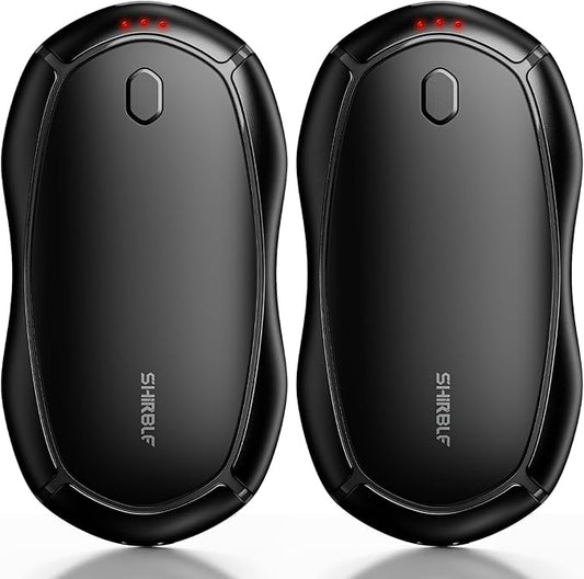 Hand Warmers Rechargeable 2 Pack - 15Hrs Long Heating Rechargeable Heater, Reusable Handwarmers, Portable Pocket Electric Hand Warmer Use As Winter Warm Christmas Birthday Gift
