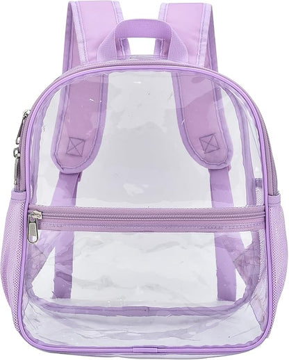 USPECLARE Clear Backpack for Stadium Approved 12×6×12, Water proof Clear Bag for Stadium Events and Concert Work Sport Event