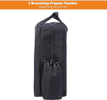 REDCAMP Camp Stove Burner Carry Bag, Stove Carry Case Portable for Camping Stove Gas Grill Accessories