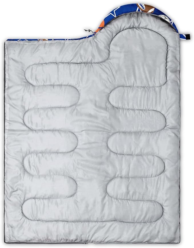 Kids Sleeping Bag for Boys Girls,Cute Puppy Print-Lightweight Warm Portable Outdoor Indoor-Waterproof Cold Weather Resistant Sleeping Bag for Camping Hiking