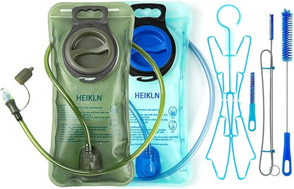 Hydration Bladder, 2L-3L Water Bladder for Hiking Backpack Water Storage Bag Reservoir, BPA Free Water Pouch Hydration Pack Replacement for Bicycling Cycling Hiking Camping Hunting Running