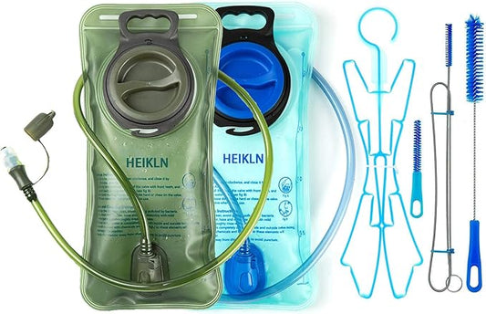 Hydration Bladder, 2L-3L Water Bladder for Hiking Backpack Water Storage Bag Reservoir, BPA Free Water Pouch Hydration Pack Replacement for Bicycling Cycling Hiking Camping Hunting Running