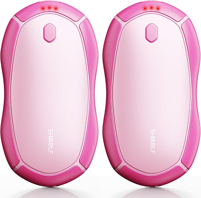 Hand Warmers Rechargeable 2 Pack - 15Hrs Long Heating Rechargeable Heater, Reusable Handwarmers, Portable Pocket Electric Hand Warmer Use As Winter Warm Christmas Birthday Gift