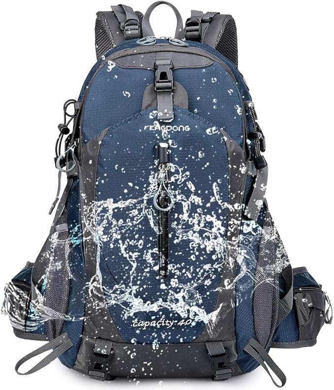 40L Waterproof Lightweight Hiking,Camping,Travel Backpack for Men Women