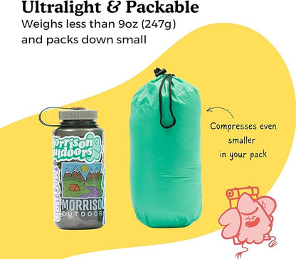 Little Mo 20 Down Baby Sleeping Bag (6-24 Months) The Warmest, Safest Ultralight Down Camping Sleeping Bag for Babies and Toddlers.