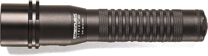 Streamlight 74309 Strion LED Rechargeable Flashlight with Grip Ring and 120-Volt AC Charger - 260 Lumens, Black