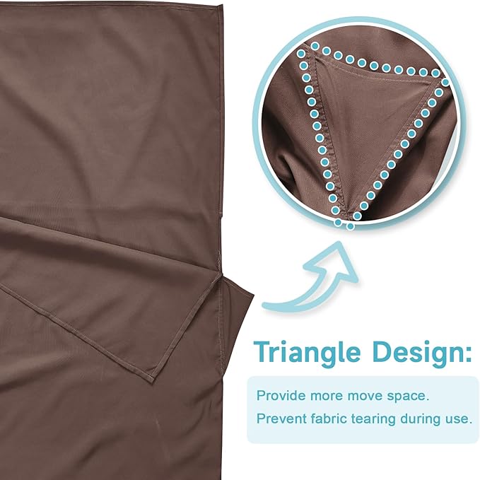 Sleeping Bag Liner, Sleep Sack Travel Sheets, Two-Way-Zipper Expose Feet Separately, Portable Single Camping Sheet for Hotel,Hostels,Business Trips