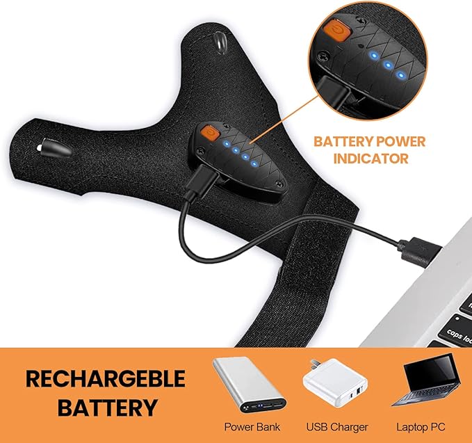 KFK Gifts for Men, LED Flashlight Gloves Gifts for Him,Mens Gifts for Father's Day, Birthday, Dad, Husband, Handyman