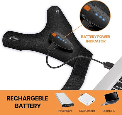 KFK Gifts for Men, LED Flashlight Gloves Gifts for Him,Mens Gifts for Father's Day, Birthday, Dad, Husband, Handyman