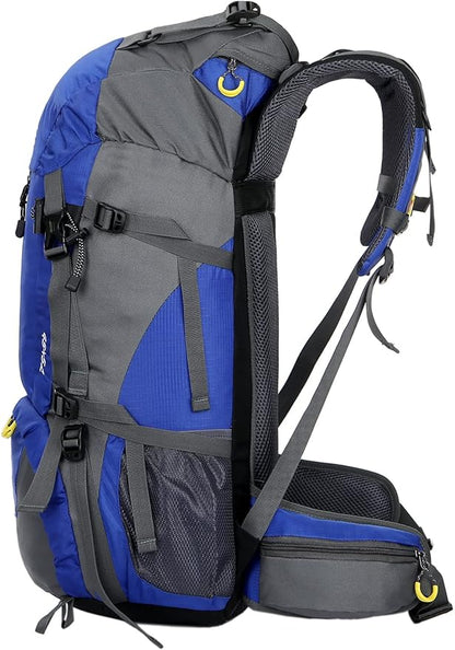 50L Hiking Backpack Men Camping Backpack with rain cover 45l+5l Lightweight Backpacking Backpack Travel Backpack