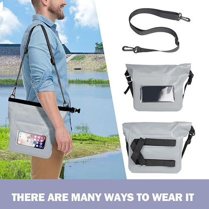 SOLY Molle Waterproof Dry Bag,Compatible with YETI Soft Coolers Backpacks,and Small Pouch Organizer Dry Pouch &Totes Cooler Dry Bags,with Shoulder Strap Fit for Famous Hopper Accessories