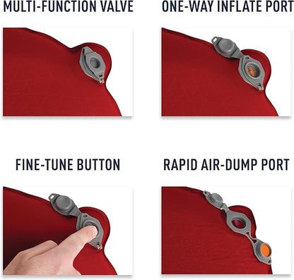 Sea to Summit Comfort Plus Self-Inflating Foam Sleeping Pad for Camping