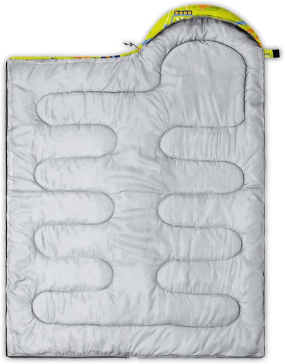 Kids Sleeping Bag for Boys and Girls,Monster Alien Print-Lightweight Warm Portable Outdoor Indoor-Waterproof Cold Weather Resistant Sleeping Bag for Camping Hiking