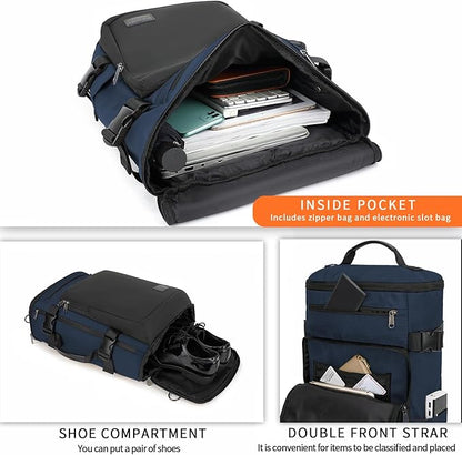 Gym Duffle Bag Backpack 4-Way Waterproof with Shoes Compartment for travel Sport Hiking laptop