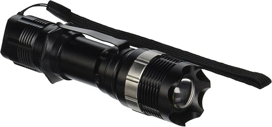 BlueDot Trading CREE 7-Watt High Power Handheld Flashlight LED with 3 Mode Torch ZOOMABLE for Hiking, Camping, Outdoor, or Emergency use with Rechargeable Battery casing or AAA Batteries
