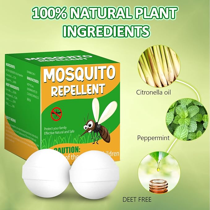 12 Pack Powerful Mosquito Repellent for Outdoor Patio Home Travel Camping Yard, Keep Mosquito Away Mosquito Barrier